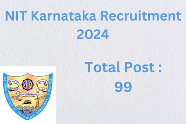 NIT Karnataka faculty recruitment 2024 announcement poster